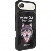 TPU+PC чехол Animal Club для Apple iPhone 17 Air (6.5 дюйма) Black TPU+PC чехол Animal Club для Apple iPhone 17 Air (6.5 дюйма) Black