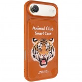TPU+PC чехол Animal Club для Apple iPhone 17 Air (6.5 дюйма) Chocolate Brown