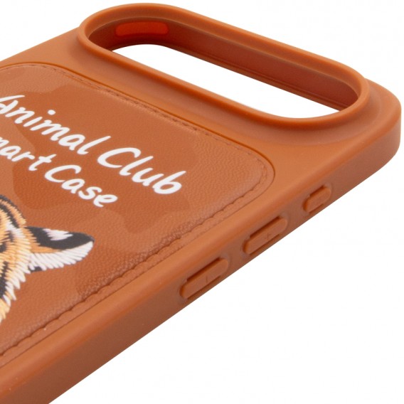 TPU+PC чехол Animal Club для Apple iPhone 17 Air (6.5 дюйма) Chocolate Brown TPU+PC чехол Animal Club для Apple iPhone 17 Air (6.5 дюйма) Chocolate Brown