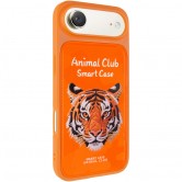 TPU+PC чехол Animal Club для Apple iPhone 17 Air (6.5 дюйма) Hermes Orange