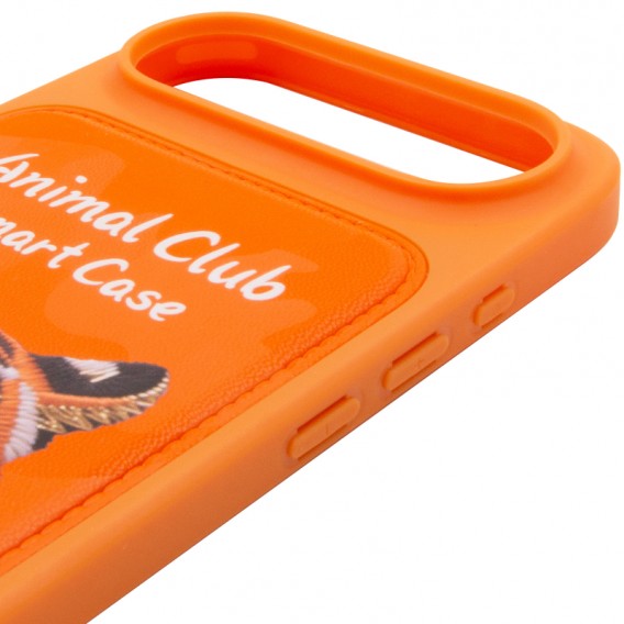 TPU+PC чехол Animal Club для Apple iPhone 17 Air (6.5 дюйма) Hermes Orange