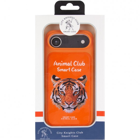 TPU+PC чехол Animal Club для Apple iPhone 17 Air (6.5 дюйма) Hermes Orange