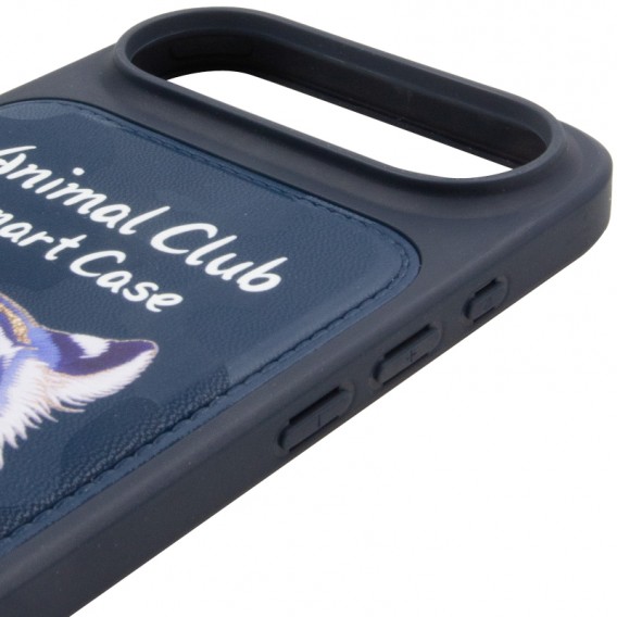TPU+PC чехол Animal Club для Apple iPhone 17 Air (6.5 дюйма) Royal Blue