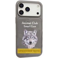 TPU+PC чохол Animal Club для Apple iPhone 17 Air (6.5") Titanium Gray