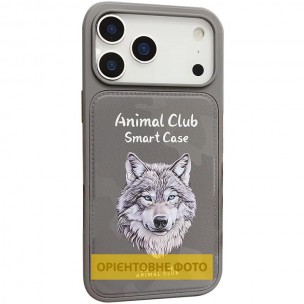 TPU+PC чохол Animal Club для Apple iPhone 17 Air (6.5") Titanium Gray