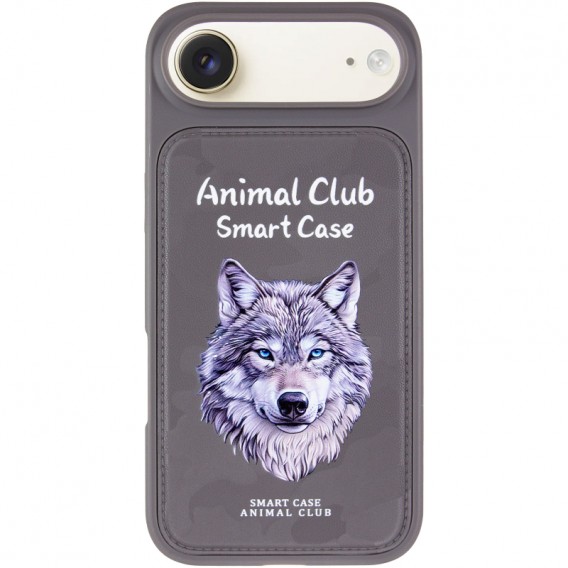 TPU+PC чехол Animal Club для Apple iPhone 17 Air (6.5 дюйма) Titanium Gray