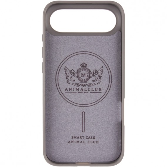 TPU+PC чехол Animal Club для Apple iPhone 17 Air (6.5 дюйма) Titanium Gray