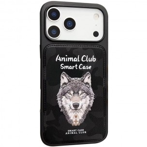 TPU+PC чехол Animal Club для Apple iPhone 17 Pro (6.3 дюйма) Black TPU+PC чехол Animal Club для Apple iPhone 17 Pro (6.3 дюйма) Black