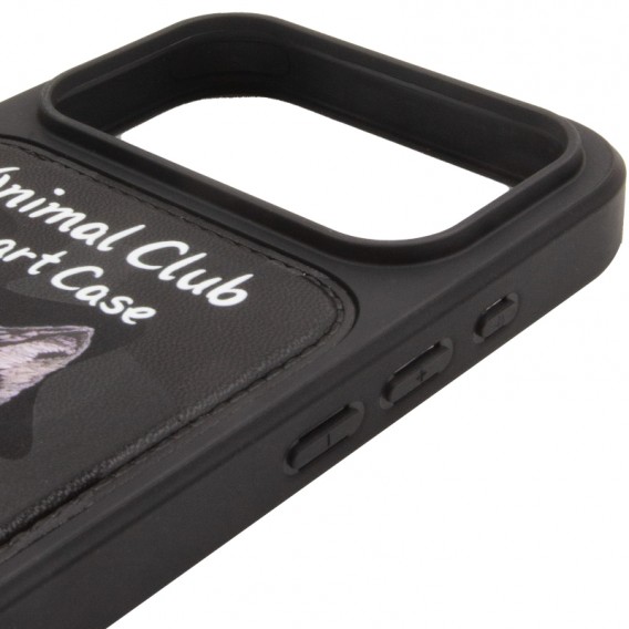 TPU+PC чохол Animal Club для Apple iPhone 17 Pro (6.3") Black