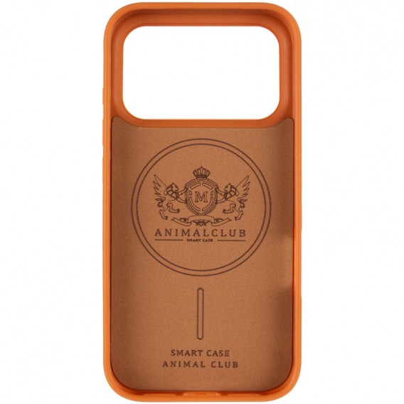 TPU+PC чохол Animal Club для Apple iPhone 17 Pro (6.3") Chocolate Brown