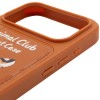 TPU+PC чохол Animal Club для Apple iPhone 17 Pro (6.3") Chocolate Brown