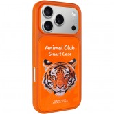TPU+PC чехол для iPhone 18 Pro / iPhone 17 Pro Animal Club Hermes Orange