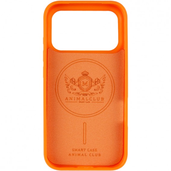 TPU+PC чохол Animal Club для Apple iPhone 17 Pro (6.3") Hermes Orange