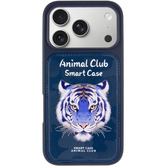 TPU+PC чохол Animal Club для Apple iPhone 17 Pro (6.3") Royal Blue TPU+PC чохол Animal Club для Apple iPhone 17 Pro (6.3") Royal Blue