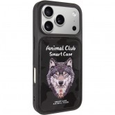 Чехол для iPhone 18 Pro Max / 17 Pro Max Epik Animal Club, TPU и поликарбонат, черный Чехол для iPhone 18 Pro Max / 17 Pro Max Epik Animal Club, TPU и поликарбонат, черный