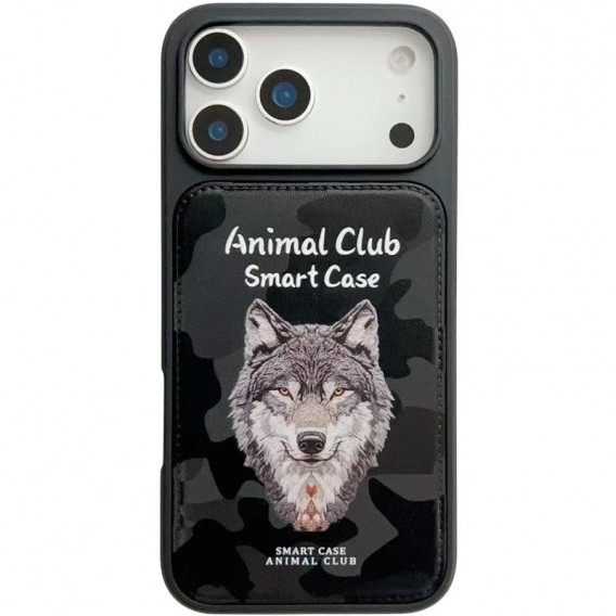 TPU+PC чехол Animal Club для Apple iPhone 17 Pro Max (6.9 дюйма) Black