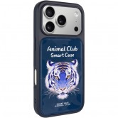 Чехол для iPhone 18 Pro Max / 17 Pro Max Epik Animal Club, TPU и поликарбонат, синий