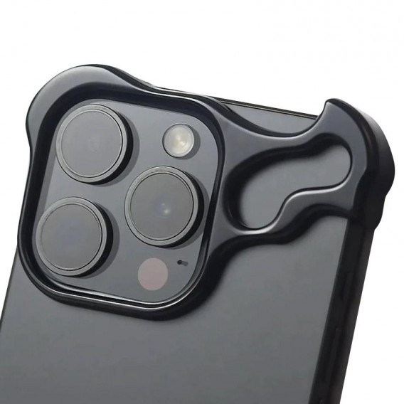 Чехол Minimalist Metal Bumper для Apple iPhone 17 Pro (6.3 дюйма) Black