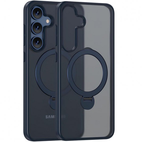 Чохол Ummi Colorful with MagSafe HQ Ring для Samsung Galaxy S25 Dark Blue