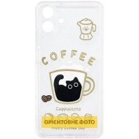 Чохол TPU Clear Joy для Xiaomi Redmi 15C (EU) Coffee