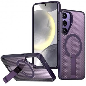 Чохол TPU Breeze with MagSafe stand для Samsung Galaxy S26 / S26 Pro Purple Чохол TPU Breeze with MagSafe stand для Samsung Galaxy S26 / S26 Pro Purple