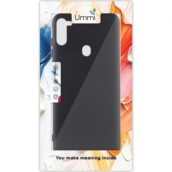 Чохол Silicone Cover Ummi Lakshmi (AA) для Samsung Galaxy A11 Чорний / Black