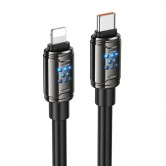Дата кабель Hoco U143 Joy Type-C to Lightning 27W (1.2m) Black