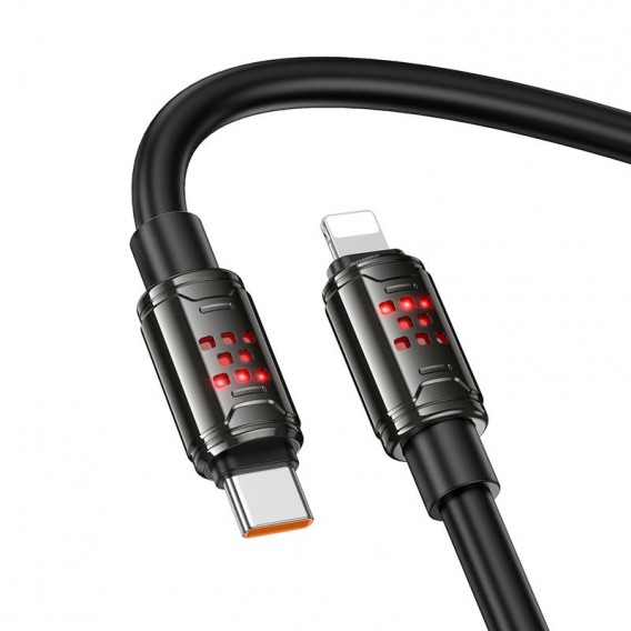 Дата кабель Hoco U143 Joy Type-C to Lightning 27W (1.2m) Black