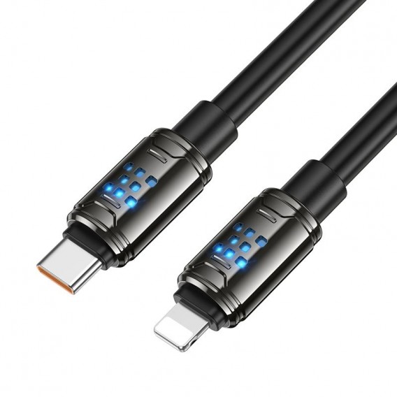 Дата кабель Hoco U143 Joy Type-C to Lightning 27W (1.2m) Black