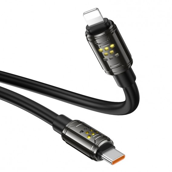 Дата кабель Hoco U143 Joy Type-C to Lightning 27W (1.2m) Black