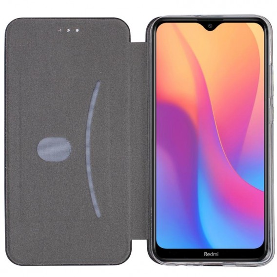 Кожаный чехол-книжка Classy для Xiaomi Redmi 8a Бордовый