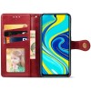 Шкіряний чохол-книжка GETMAN Gallant (PU) для Xiaomi Redmi Note 9s / Note 9 Pro / Note 9 Pro Max Червоний