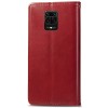 Шкіряний чохол-книжка GETMAN Gallant (PU) для Xiaomi Redmi Note 9s / Note 9 Pro / Note 9 Pro Max Червоний