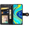 Шкіряний чохол-книжка GETMAN Gallant (PU) для Xiaomi Redmi Note 9s / Note 9 Pro / Note 9 Pro Max Чорний