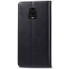 Шкіряний чохол-книжка GETMAN Gallant (PU) для Xiaomi Redmi Note 9s / Note 9 Pro / Note 9 Pro Max Чорний