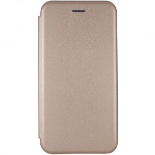 Кожаный чехол-книжка Classy для Xiaomi Redmi 8 Золотой