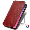 Кожаный чехол-книжка GETMAN Cubic (PU) для Xiaomi Redmi Note 9s / Note 9 Pro / Note 9 Pro Max Красный