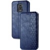 Шкіряний чохол-книжка GETMAN Cubic (PU) для Xiaomi Redmi Note 9s / Note 9 Pro / Note 9 Pro Max Синій