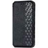 Кожаный чехол-книжка GETMAN Cubic (PU) для Xiaomi Redmi Note 9s / Note 9 Pro / Note 9 Pro Max Черный