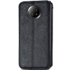 Кожаный чехол-книжка GETMAN Cubic (PU) для Xiaomi Redmi Note 9 5G / Note 9T Черный