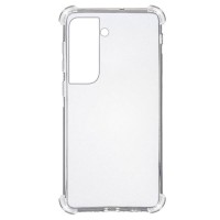 TPU чехол GETMAN Ease logo усиленные углы для Samsung Galaxy S21+ Бесцветный (прозрачный)