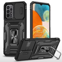 Ударопрочный чехол Camshield Army Ring для Samsung Galaxy A23 4G Черный / Black