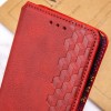 Кожаный чехол-книжка GETMAN Cubic (PU) для Google Pixel 7 Красный