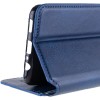Кожаный чехол-книжка GETMAN Cubic (PU) для Google Pixel 7 Синий