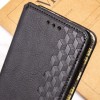 Кожаный чехол-книжка GETMAN Cubic (PU) для Google Pixel 7 Черный