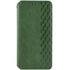 Шкіряний чохол-книжка GETMAN Cubic (PU) для Samsung Galaxy S24 Ultra Зелений
