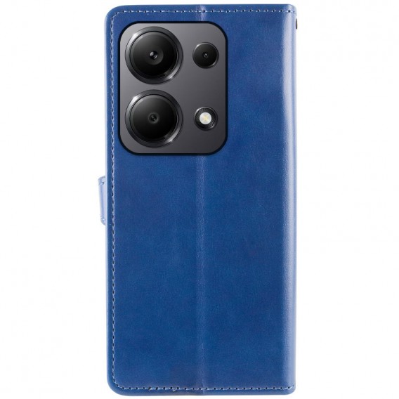Шкіряний чохол-книжка GETMAN Gallant (PU) для Xiaomi Redmi Note 13 5G Синій