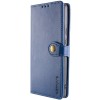 Шкіряний чохол-книжка GETMAN Gallant (PU) для Xiaomi Redmi Note 13 5G Синій