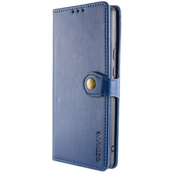 Шкіряний чохол-книжка GETMAN Gallant (PU) для Xiaomi Redmi Note 13 5G Синій