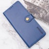 Шкіряний чохол-книжка GETMAN Gallant (PU) для Xiaomi Redmi Note 13 5G Синій